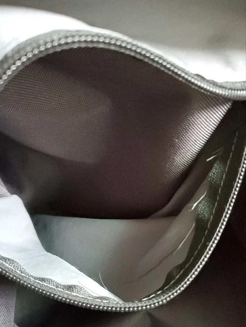 Nike Black Duffel Bag with White Swoosh